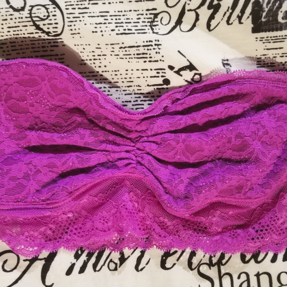 Purple lacy aerie bandeau